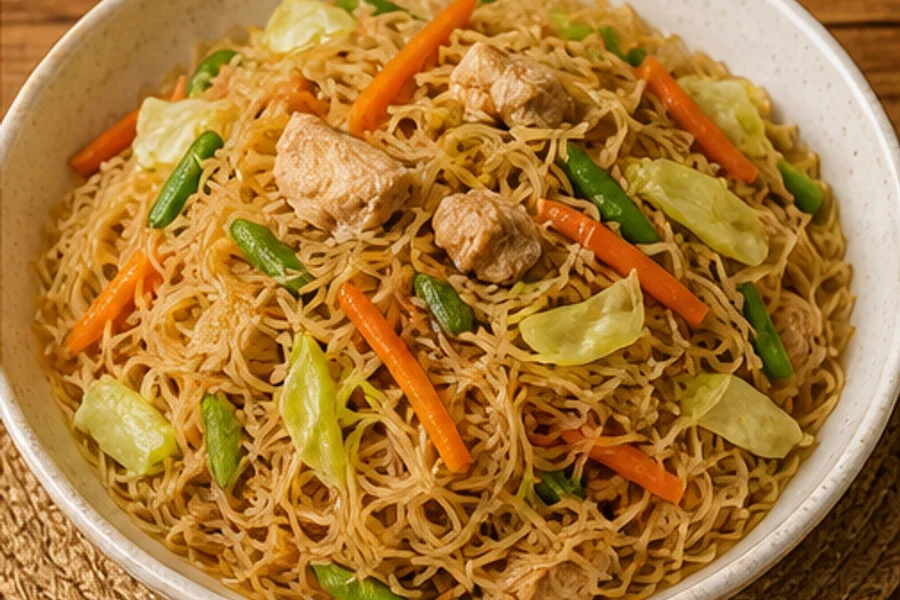 Pancit Bihon for Family Gatherings Filipino recipe