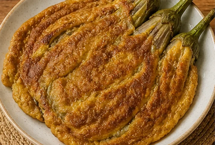 Tortang Talong with Giniling Filipino recipe