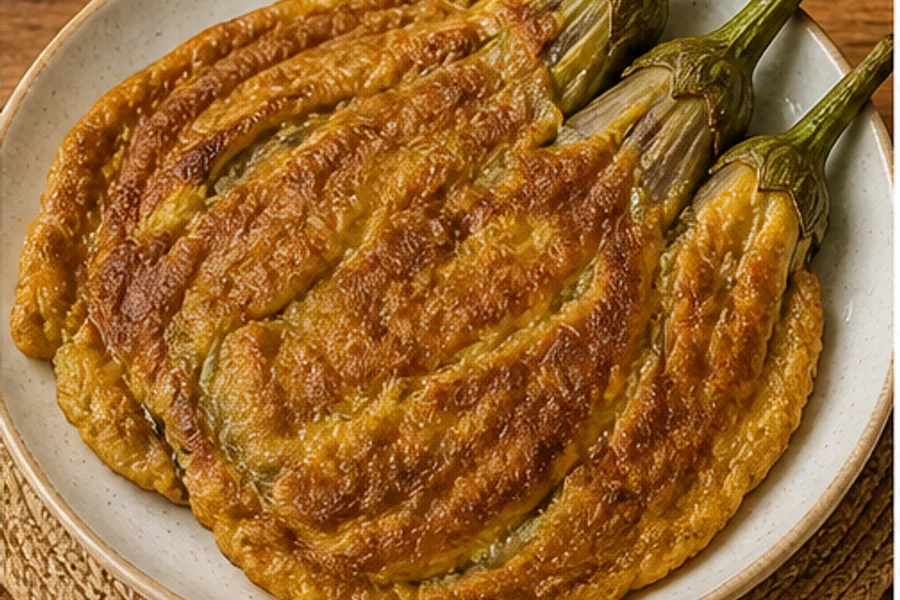 Tortang Talong with Giniling Filipino recipe